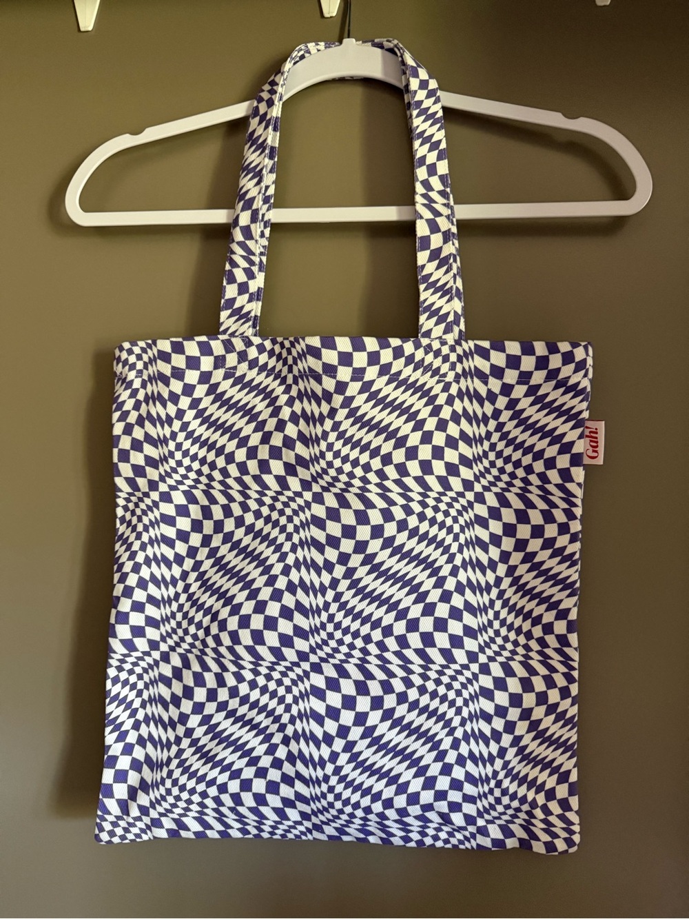 Lisa Says Gah Checkered Tote